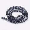 Glass Beads Strands EGLA-J042-4mm-03-2