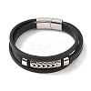 Microfiber Leather Multi-strand Bracelets BJEW-B096-28P-1