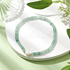 Natural Green Aventurine and Pearl Beads Btacelets BJEW-JB10681-05-2