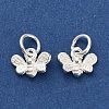 925 Sterling Silver Bees Charms STER-P071-03S-2