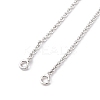 Brass Cable Chain Necklace Making NJEW-D302-78P-2