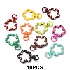 10Pcs Spray Painted Alloy Swivel Snap Clasps FIND-YW0009-38-1