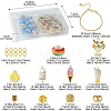 DIY Ice Cream Alloy Enamel & Rondelle Resin European Style Bracelet Making Kits DIY-FS0007-25-4