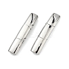 Smooth 316 Surgical Stainless Steel Rectangle Magnetic Clasps STAS-Z134-01P-1