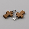 Natural Wooden Pendants WOOD-WH0024-123-2