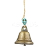 Iron Bell Pendant Decorations HJEW-JM02173-4