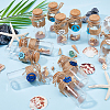 12Pcs Natural Sea Shell Conch Bead in Transparent Glass Bottle Display Decorations AJEW-AB00165-4