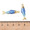 304 Stainless Steel Enamel Pendants STAS-K295-58A-G-3