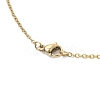 7Pcs 7 Colors Glass & Glass Seed Beaded Heart Pendant 304 Stainless Steel Cable Chain Necklaces for Women NJEW-MZ00131-6