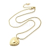 Ion Plating(IP) 304 Stainless Steel Pendant Necklace NJEW-K255-12G-4