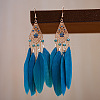 Rhombus Alloy Rhinestone Chandelier Earrings FS-WGCB5E2-03-1