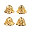 Tibetan Style Alloy Bead Caps TIBEB-EA9700YKG-G-FF-3