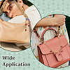2Pcs 2 Styles Glass Beaded and Alloy Cherry Aluminum Chains Bag Decorative Chains HJEW-PH02234-5