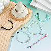 20Pcs 5 Colors Nylon Thread Cord for DIY Bracelet Making AJEW-DC00015-5
