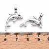 Brass Micro Pave Cubic Zirconia Pendants KK-N257-10P-3