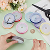 1 Group 10 Colors Round Polyester Elastic Cord EC-SC0001-01-3