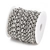 304 Stainless Steel Textured Rolo Chains CHS-C022-05P-2