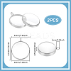 2Pcs 304 Stainless Stee Locket Pendants STAS-UN0064-13P-3