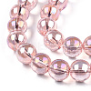 Electroplate Transparent Glass Beads Strands GLAA-T032-T10mm-AB10-3