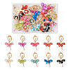 20Pcs 10 Colors Alloy Big Pendants FIND-TA0002-13-1