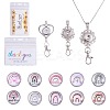 DIY Interchangable Pendant ID Card Holder Necklace Making Kit DIY-SZ0009-83B-1