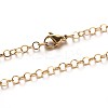 304 Stainless Steel Cable Chain Necklaces NJEW-N0046-02G-1