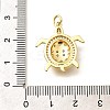 Brass Micro Pave Cubic Zirconia Pendants KK-Q040-02M-G-3