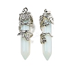 Synthetic Opalite Big Pointed Pendants G-A172-16K-1