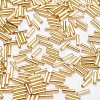 Glass Bugle Beads SEED-E001-9mm-22-3