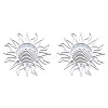 Non-Tarnish 201 Stainless Steel Filigree Joiners LS-STAS-N090-LA950-1-1