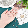 100Pcs Tibetan Style Alloy Elephant Connector Charms FIND-AR0003-07-3