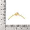 Brass Connector Charms KK-V016-05G-3