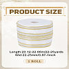22~25 Yards Solid Color Organza Ribbons SRIB-LP0001-10D-2