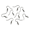 Brass Earring Hooks X-KK-S075-B-1