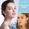 10Pair Brass Dangle Earring EJEW-SC00004-4