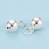 925 Sterling Silver Round Ball Charms STER-T008-24S-2