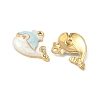 304 Stainless Steel Rhinestone Whale Pendants STAS-U057-02A-G-2