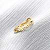 304 Stainless Steel with Rhinestone Finger Rings RJEW-Q020-10G-4