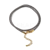 Nylon Milan Cord Necklace Making MAK-M028-01G-21-2