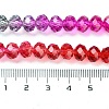 Transparent Painted Glass Beads Strands DGLA-A034-T8mm-A24-3