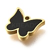 304 Stainless Steel Butterfly Charms STAS-Q348-26G-02-2