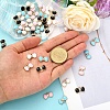 40Pcs 4 Colors Alloy Enamel Charms ENAM-CJ0002-34-5