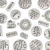 30Pcs 15 Styles Tibetan Style Alloy Pendants TIBEP-FS0001-40-2