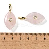 Natural Rose Quartz Pendants GG-CBA1AE1-02G-04-3