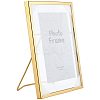 Glass Picture Frame with Iron Easel AJEW-WH0021-58A-1