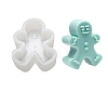 Christmas Theme DIY Display Food Grade Statue Silicone Molds DIY-A041-01C-2