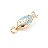 304 Stainless Steel Enamel Pendants LS-STAS-A131-06G-2