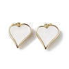 Eco-Friendly Rack Plating Brass Enamel Pendants KK-F848-02G-06-2