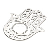 201 Stainless Steel Laser Cut Connector Charms STAS-Z116-07P-2