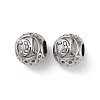 304 Stainless Steel Rhinestone European Beads STAS-A092-10H-P-1